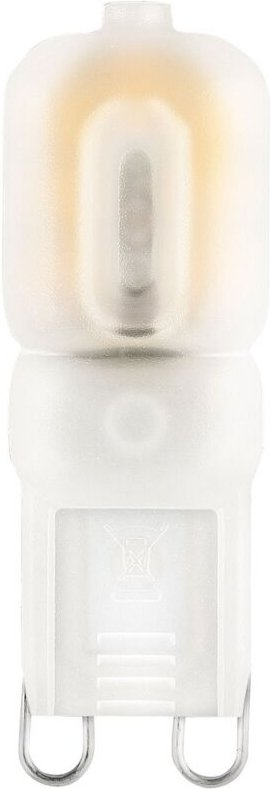 G9 LED-Glühbirne, flach, matt, 3 W, warm