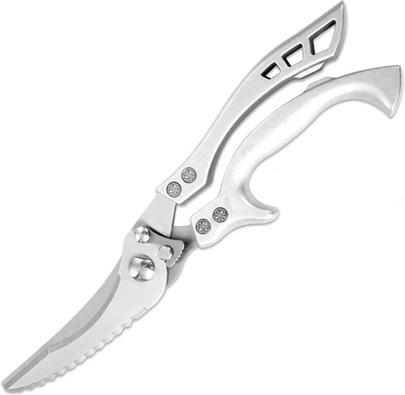 Küchenschere mit Metallgriffen für Huhn, Geflügel, Fisch, Fleisch, Gemüse, scharfe Knochenschere aus Edelstahl, Küchensc...