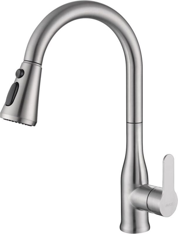 Thumbnail - Wasserhahn Küche ausziehbar mit Brause, Küchenarmatur Mischbatterie mit 360° drehbar, Hochdruck Spültischarmatur Küche a...