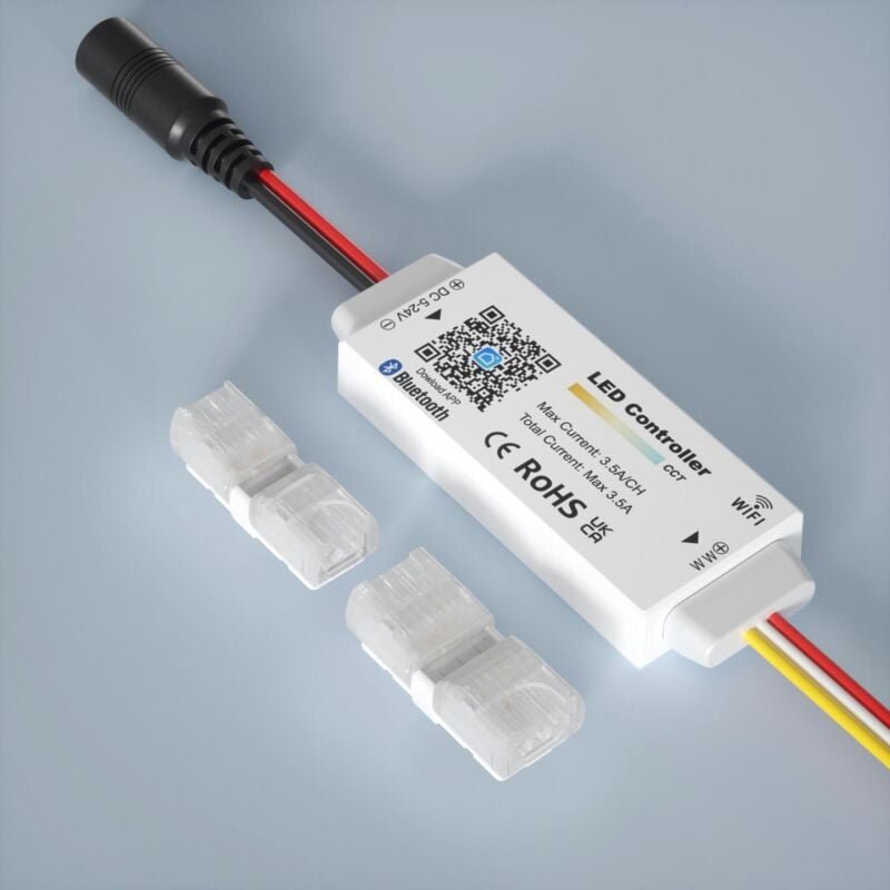Controller Dimmer WiFi für LED-Streifen CCT 5/24V DC CCT