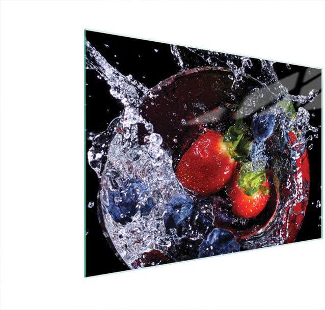 Glasschneidebrett 40x30 Erdbeeren