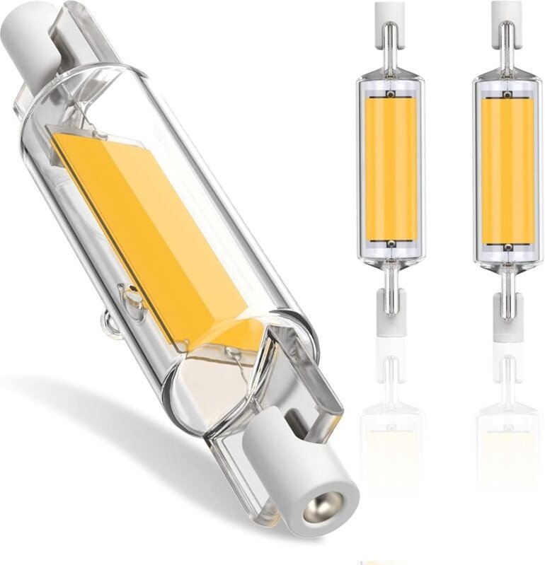 Osqi - R7S LED-Lampe, 78 mm, dimmbar, 10 w, R7S COB-LED-Lampen, R7S led, 78 mm, hohes Licht, warmweiß 3000 k, R7S LED-La...