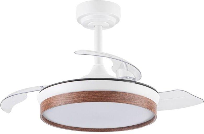 Cristalrecord - LED-Lüfter mit klappbaren Flügeln Panam Mini Cherry 46W 5520Lm cct