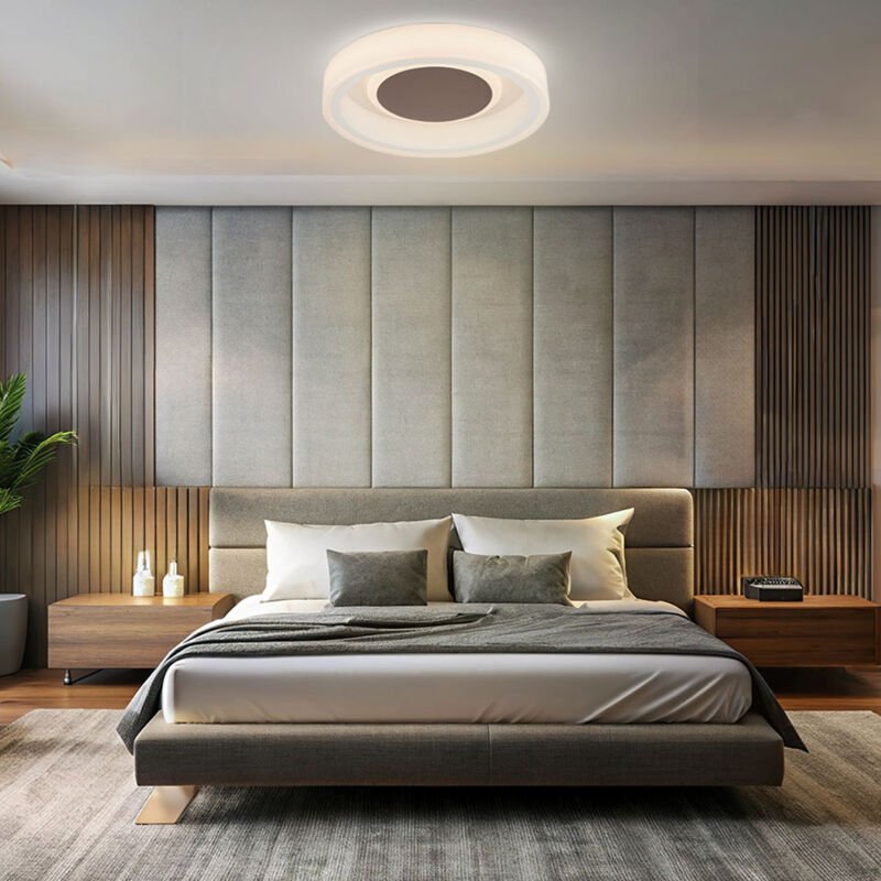 Globo - led Deckenlampe Esszimmerleuchte Deckenleuchte Schlafzimmerleuchte Wohnzimmerlampe Flurleuchte, Metall Acryl bra...