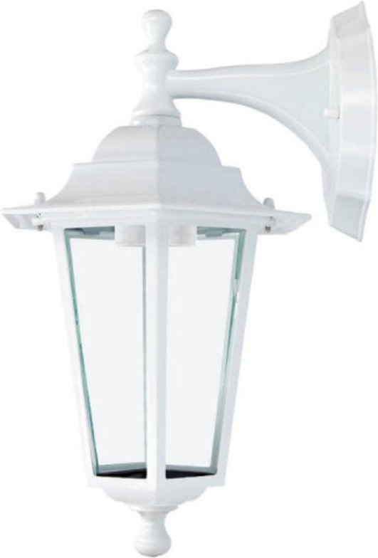 EDM - Wandlaterne Aluminium weiß mod. zurich 60w e27 ip44