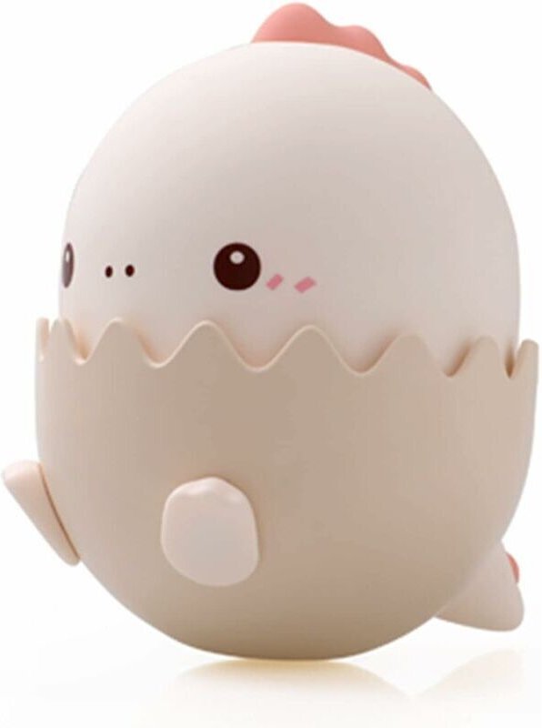 Tragbares Nachtlicht für Kinder, kabellose Dinosaurier-Nachttischlampe, kleine, per USB aufladbare Eierlampe fürs Babyzi...