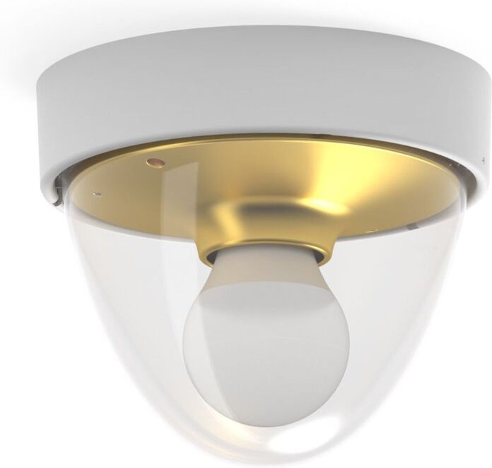 Licht-erlebnisse - Deckenlampe mit Bewegungsmelder IP44 ø 18 cm rund klein E27 Badezimmerleuchte Decke