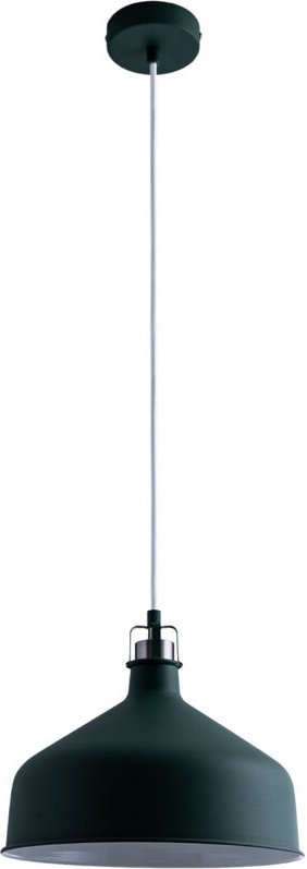 Paco Home Pendelleuchte Küchenlampe Hängend Hängelampe Esszimmer Esstischlampe Industrial ohne Leuchtmittel, Grün-Weiß-M...