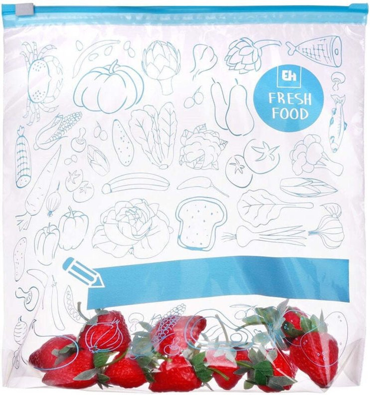 Thumbnail - Excellent - Plastic bags with tight closure for fridge and freezer 3l 10 pack