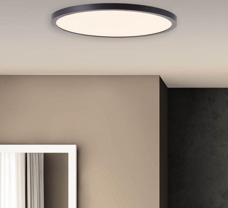 Brilliant - Tuco HK19148S76 LED-Deckenleuchte eek: e (a - g) 21 w Warmweiß Schwarz, Weiß