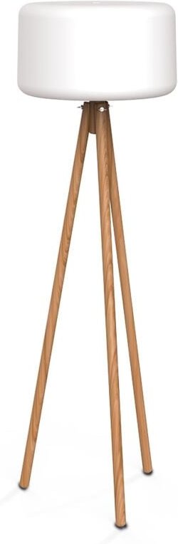 Chloe. Modulare, schnurlose Stehleuchte für den Innen- und Außenbereich. Aufladung durch Solar- und Batteriebetrieb. RGB...