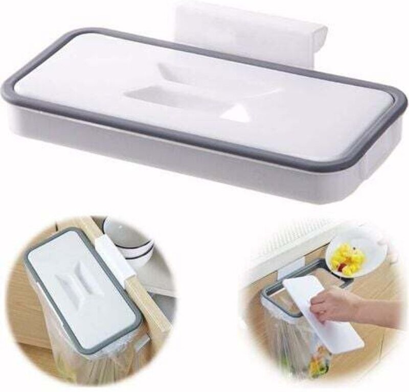 Müllsackhalter mit Clip für Schublade/Tür/Möbel, ideal für Wohnmobil, Reisen, Zuhause, Küche, Recycling. Produktname