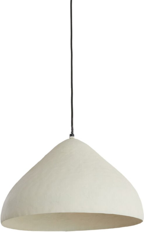 Hängeleuchte - Elimo - weiß - metall - ø 40cm - - Light&living