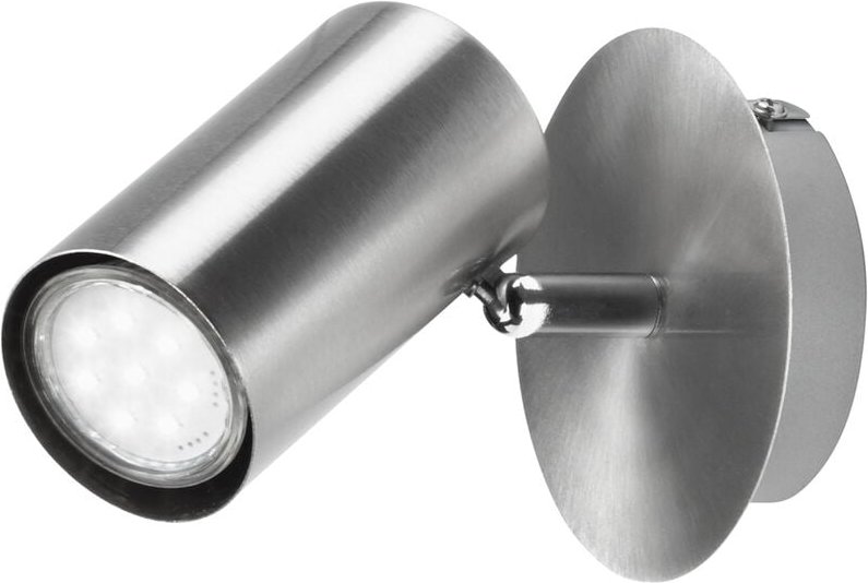 Led Wandstrahler fainas Silber, Spot schwenkbar, Breite 11cm