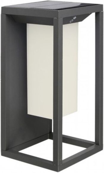 V-tac - Solar led Lampe Samsung Chip 2W Bewegungsmelder Dämmerung Warmweiß 29cm IP65