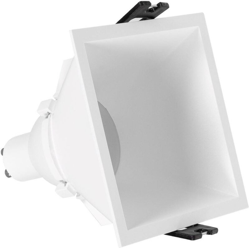 Downlight Einbaustrahler Eckig GU10 6W Schnitt 85x85 mm Niedrieger UGR PC No Flicker 6500K Weiß Kaltweiß