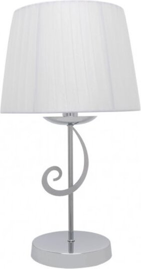 Fabrilamp - Tischleuchte mit Lampenschirm Modell luxor Chrom 45x25x25 Cm