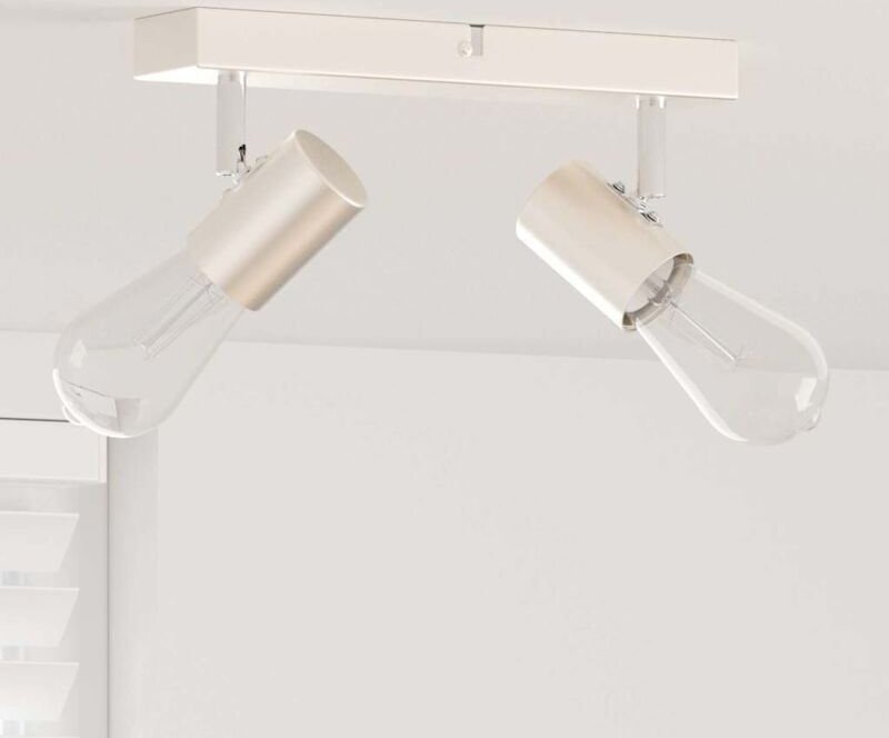 Deckenstrahler Nickel-gebürstet 26 x 6.5 x 11.5 cm Stahl Vidaxl