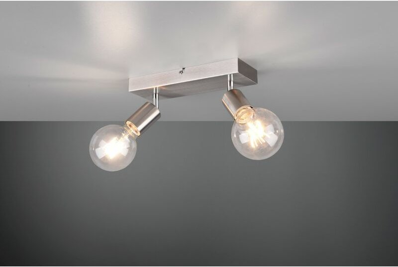 Strahler 2xE27 Vannes Nickel L26 cm Trio Beleuchtung