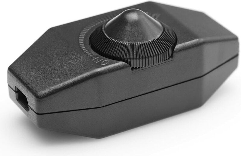 ZVD - Variateur led 1-60W à intensité variable (variateur rotatif), compatible avec les ampoules led, marche/arrêt, tens...