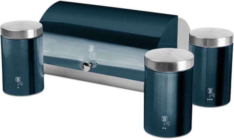 Brotkasten Mit Behälterset Berlinger Haus Bh-6734 Aquamarin