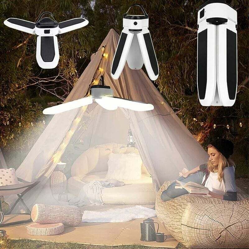 Tragbare Outdoor-Laterne, Camping-Laterne, Solar-LED-Licht, wiederaufladbare Powerbank, leistungsstarke Außenbeleuchtung...