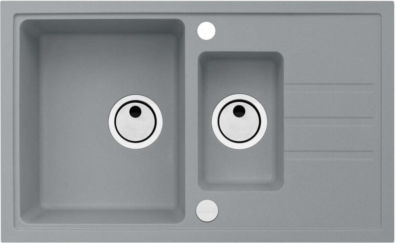 Intermezzo - Granit-Spüle 78x48 cm, concrete 1119693 - Alveus