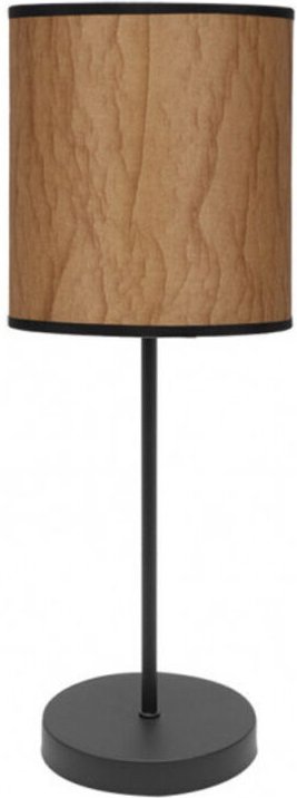 Fabrilamp - Tischleuchte Modell Papiro 1 Licht Pergament/schwarz