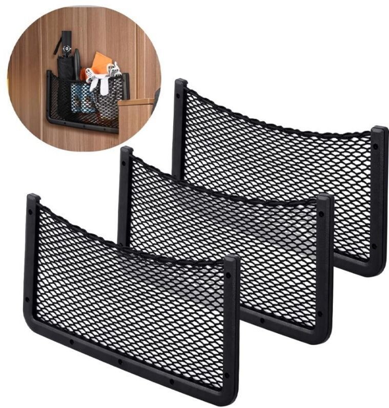 36 x 18 cm, 3-teiliges Auto-Aufbewahrungsnetz, Kofferraum-Organizer, multifunktionale Auto-Tasche für Utensilien, Wohnmo...