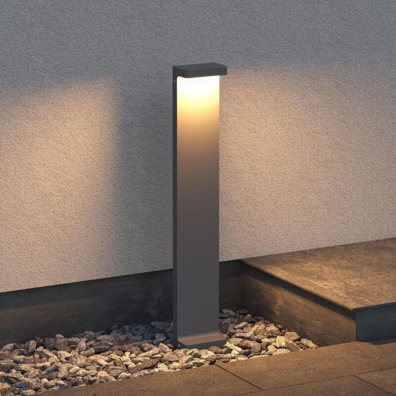 Mai & Mai Wegeleuchte Außen 10x6x60cm IP65 Außenleuchte Pollerleuchte für Garten, 3000K Stehlampe Gartenlampe Außenlampe...