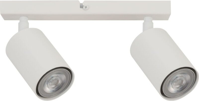 Sigma Moderner Deckenleuchten Weiß Lackiert mit Zwei Drehspots