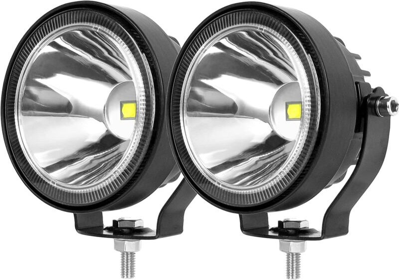 2 x 4 Zoll LED POD für Geländewagen, Allrad-SUV, Boot, selbstfahrendes Nebellicht, LED-Arbeitslicht, 12 V, 24 V, Weiß 60...