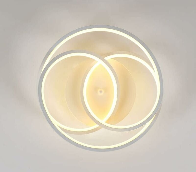 Comely - led -Deckenlicht, modernes Deckenlicht 40W 2600 lm, heißer weißer 3000k, kreative Acryldecklampe für Schlafzimm...