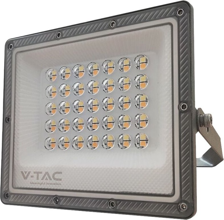 V-TAC LED-Fluter, VT-44030, EEK: F, 30 W, 2350lm, IP65, CCT, gr