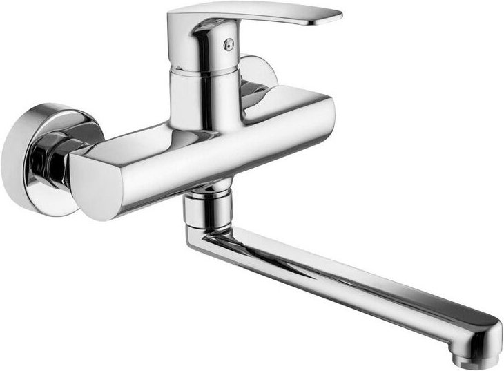 Swiss Aqua Technologies - Project Einhebel-Spültischarmatur 1/2', mit Schwenkarm 200 mm, verchromt (SATBSPRO261)