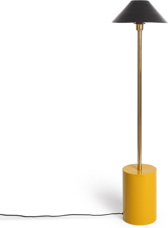 Stehlampe aus Metall Brijesh Gelb
