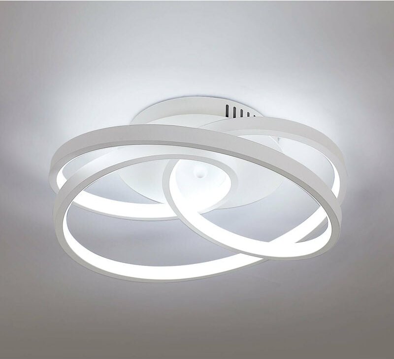 LED-Deckenlampe 40W 4500LM Kreativweiß Moderne Leuchte 6500K für Decke Wohnzimmer Schlafzimmer - Comely