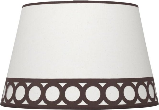 Fabrilamp - Dalia Tischlampenschirm E14 beige/braun. Durchmesser: 25 x 20 x 15 cm, mehrfarbig, Einheitsgröße.