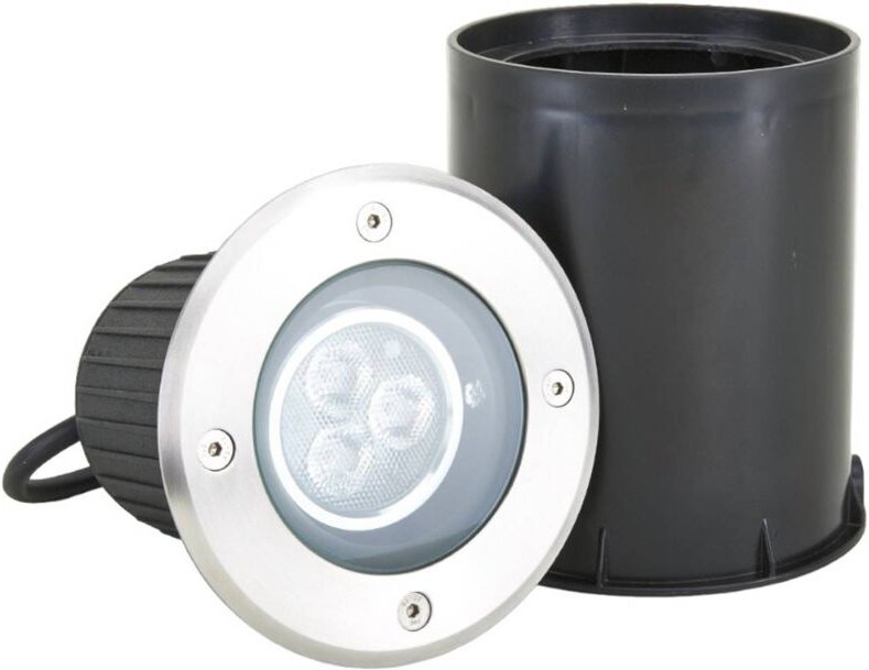 Lucande - led Bodeneinbauleuchte 'jos' aus Edelstahl von