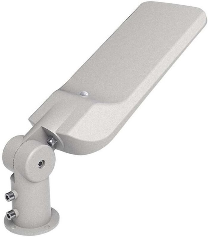 V-TAC PRO Armature LED Straßenlaterne 50W 100lm/w Samsung Chip Auto On/Off Lichtsensor 4000k schlankes graues Gehäuse IP...