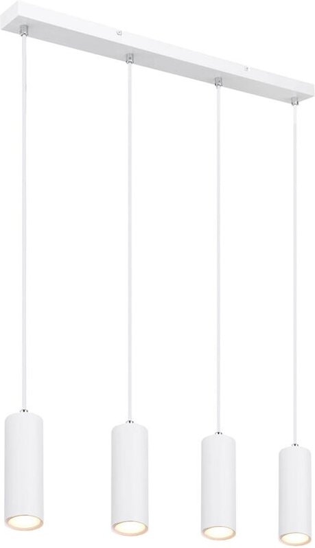 Hängeleuchte - Robby - weiß - metall - große - Globo