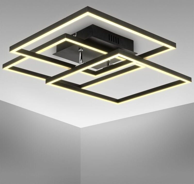 Led Wand- und Deckenleuchte,schwarz,LED/40W