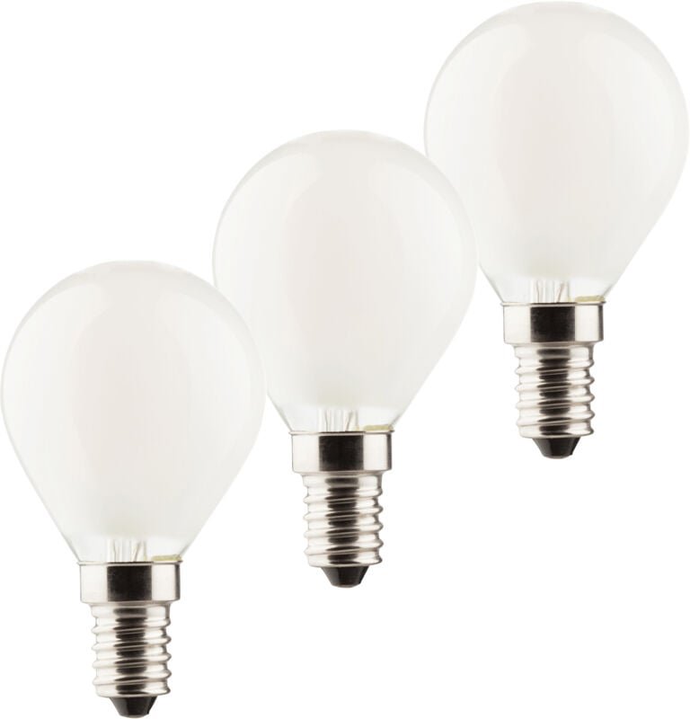 Thumbnail - Muller Licht - Müller-Licht 400294 led eek e (a - g) E14 Tropfenform 4.2 w = 40 w Warmweiß 3 St.