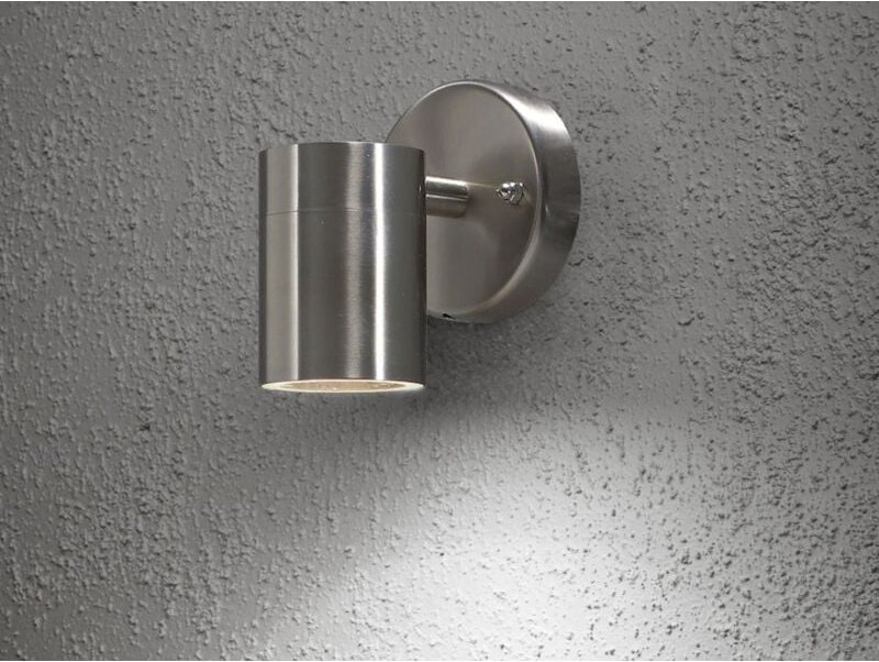 Konstsmide - Kleine Außenwandleuchte modena Downlight, Höhe 9cm aus Edelstahl