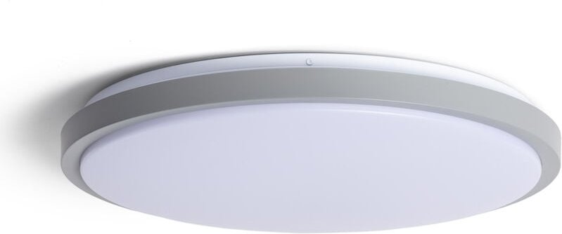 LED-Deckenleuchte 24W Rund Metall Ø500 CCT Wählbar Bari Grau