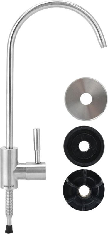 Edelstahl-Küchenarmatur für den Haushalt, Spülbeckenarmatur mit Wasserfilter, G1/4 Zoll