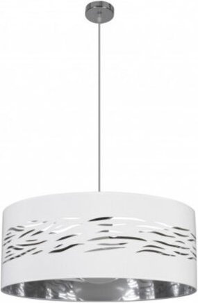 Fabrilamp - Fog Pendelleuchte 1xE27 Chrom White Silber 50D