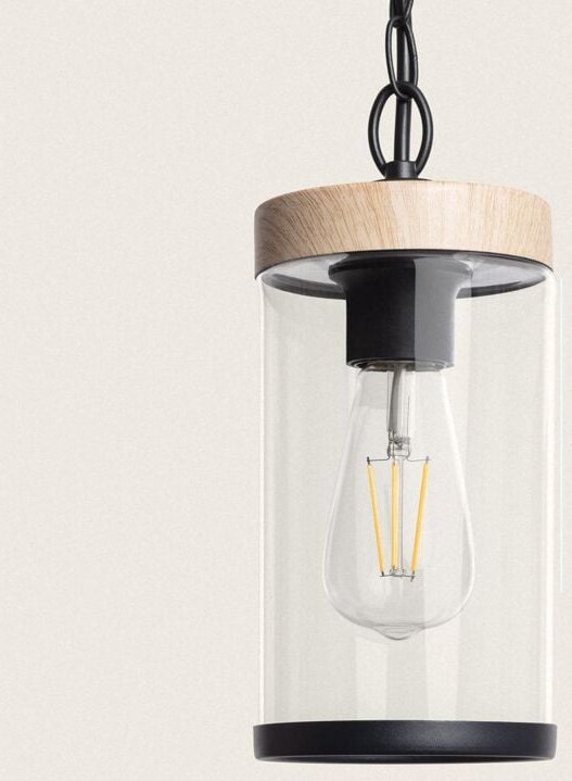 Thumbnail - Ledkia - Hängeleuchte Außen Silfon Hellbraun