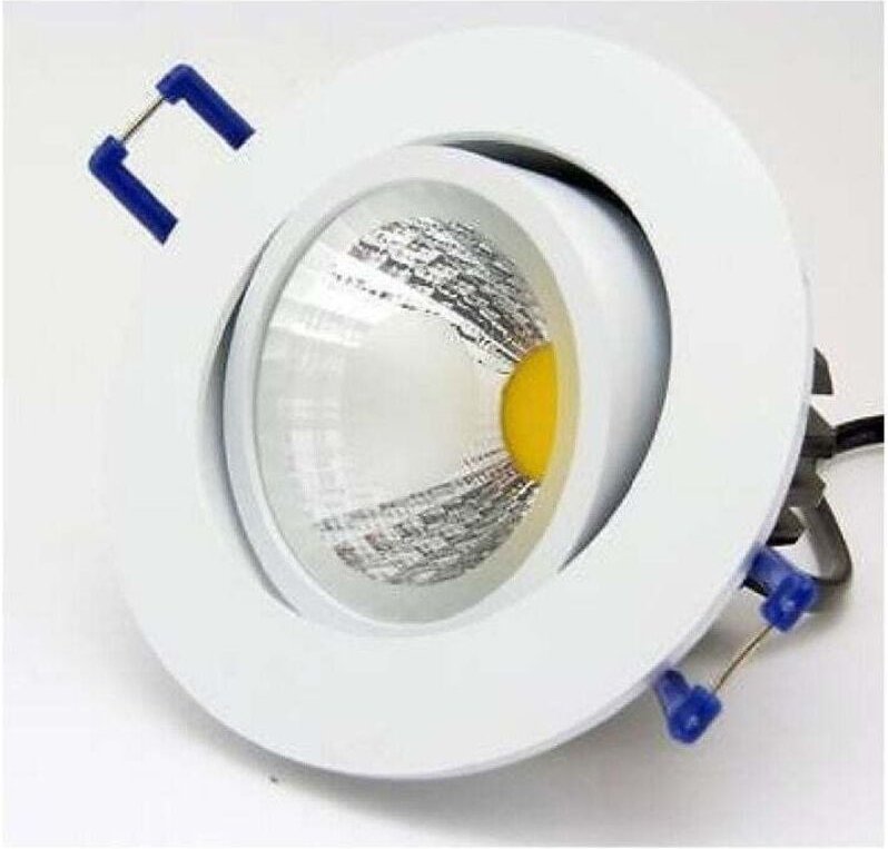 YMYNY 3W Epistar Cob LED-Einbaustrahler, kaltweißer und warmweißer Reflektor - Warmweiß
