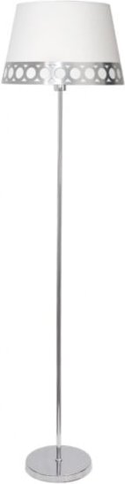 Fabrilamp - Dalia Stehleuchte Wohnzimmer 1xe27 Weiß/Silber de .
